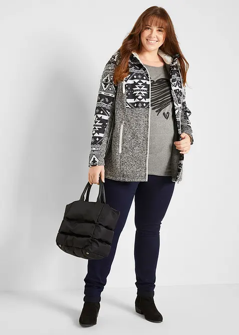 Fleece zwangerschapsvest/draagvest, bonprix