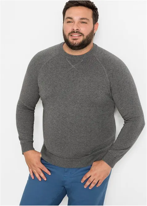 Gebreide trui van katoen (set van 2), bonprix