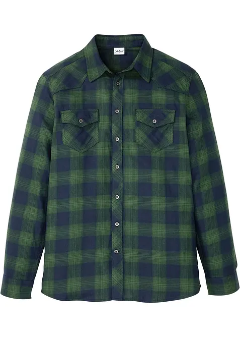 Flanellen overhemd van puur katoen, bonprix