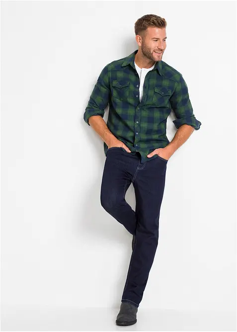 Flanellen overhemd van puur katoen, bonprix