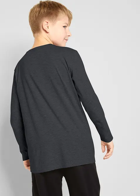 Jongens longsleeve met biologisch katoen (set van 2), bonprix