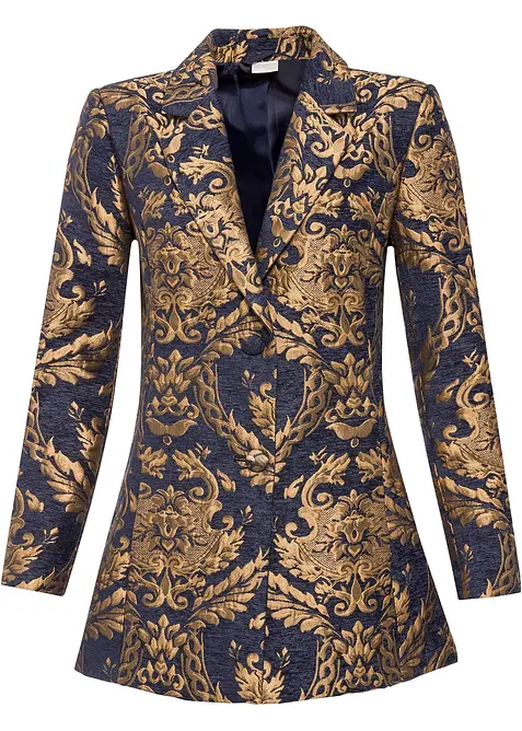 Blazer van glanzend jacquard, bonprix