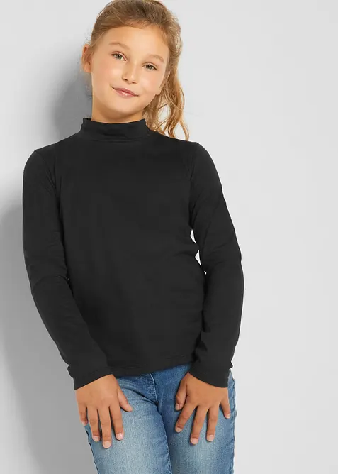 Longshirts met col (set van 2), bonprix