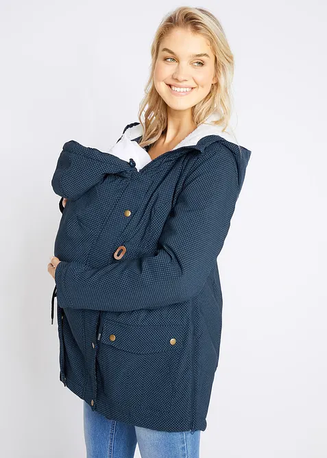 Zwangerschapsjas/ draagjas met teddy voering, bonprix