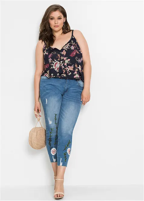 Top met spaghettibandjes, bonprix