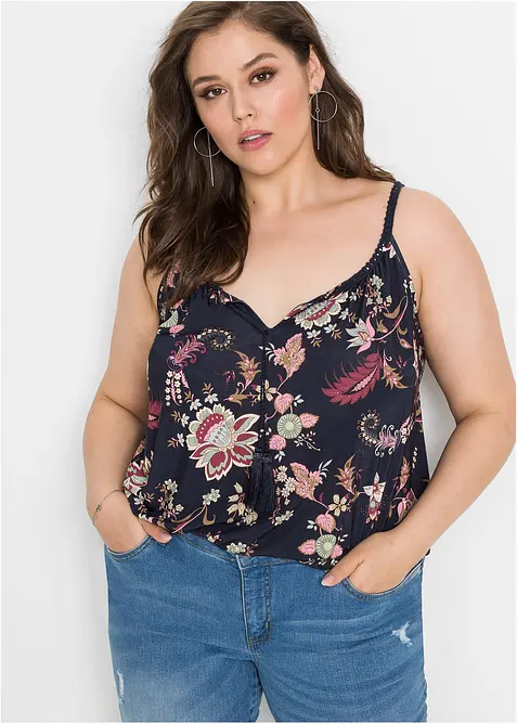 Top met spaghettibandjes, bonprix