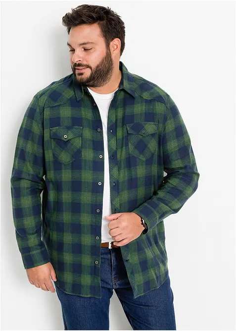 Flanellen overhemd van puur katoen, bonprix