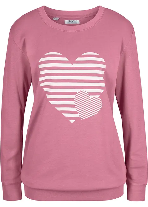 Katoenen longsleeve met print, bonprix