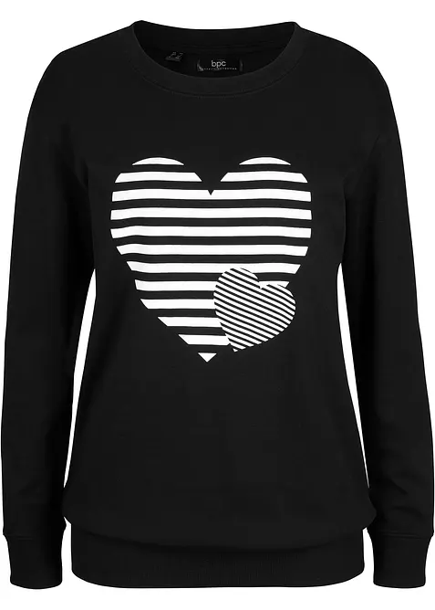 Katoenen longsleeve met print, bonprix