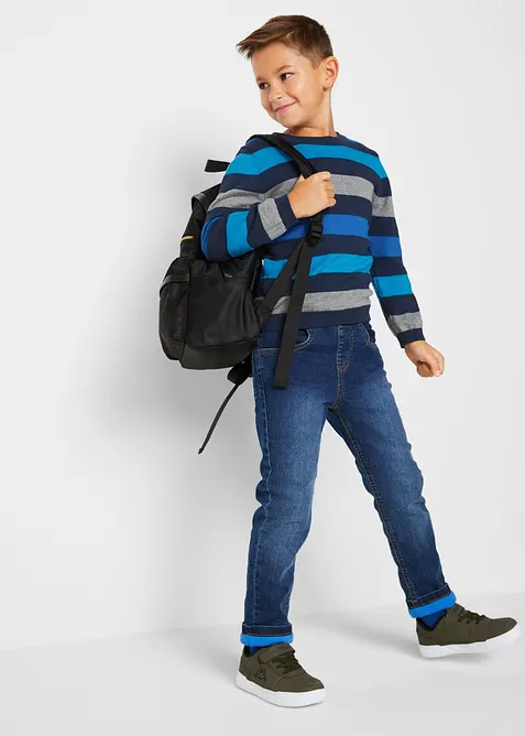 Fijn gebreide trui van katoen, bonprix