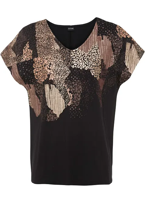 Shirt in een visosemix, bonprix