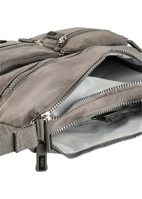 Schoudertas met vakken aan de buitekant, bonprix