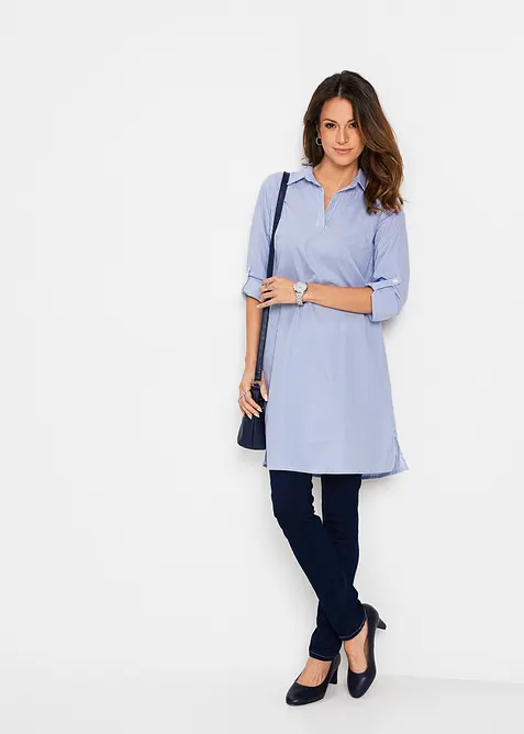 Overhemdjurk van puur katoen, bonprix