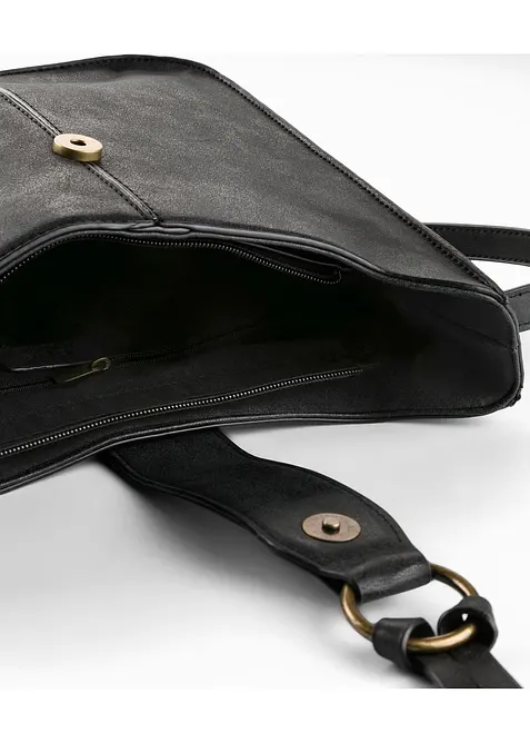 Schoudertas met decoratieve gesp, bonprix