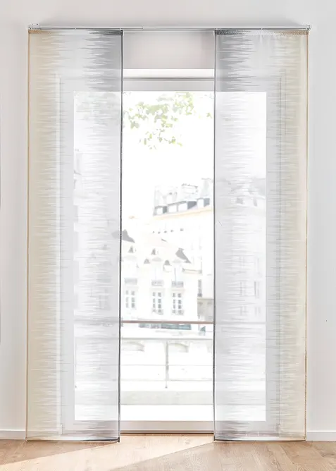 Paneelgordijn met print (2 stuks), bonprix
