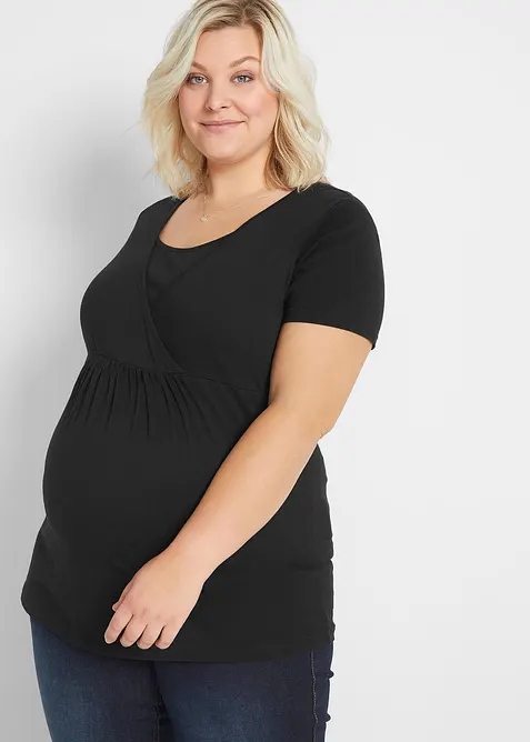 2-in-1 zwangerschapsshirt / voedingsshirt (set van 2), bonprix