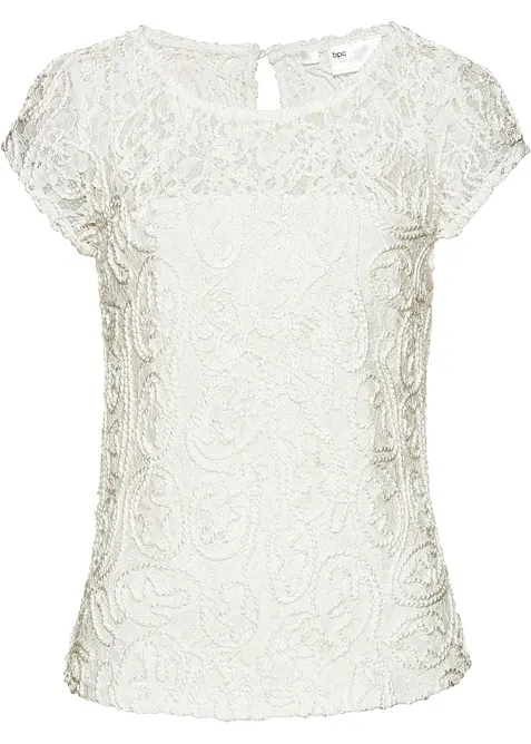 Blouse van koordkant, bonprix