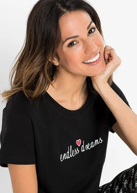 Capri pyjama van puur katoen, bonprix