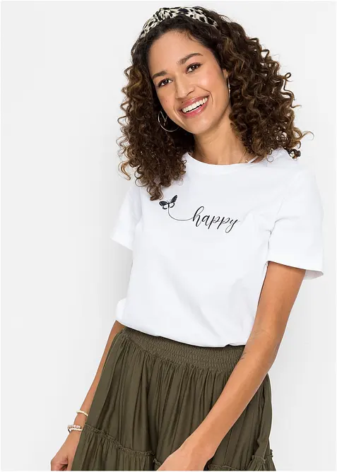 T-shirt van katoen, bonprix