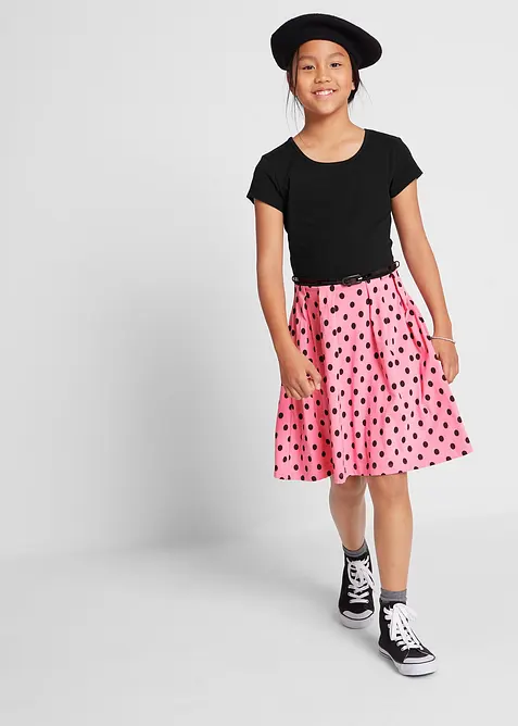 Meisjes jurk met biologisch katoen, bonprix