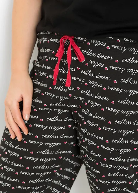 Capri pyjama van puur katoen, bonprix