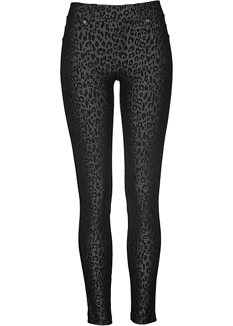Jegging met luipaardprint, bonprix