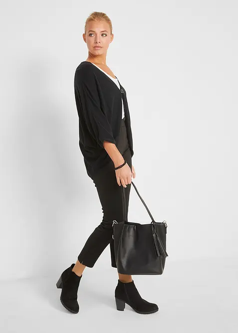 Fijn gebreid vest van puur katoen, bonprix