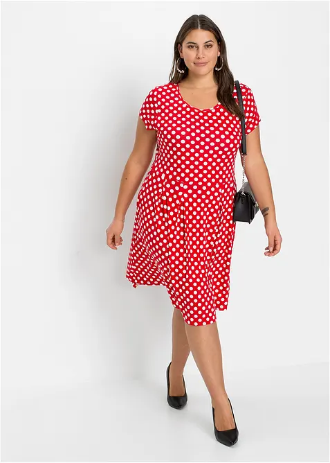 Jersey jurk in een viscosemix, bonprix