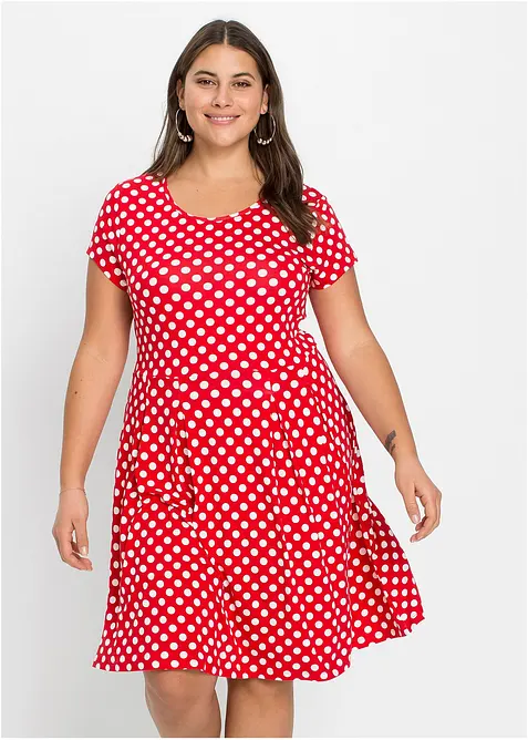 Jersey jurk in een viscosemix, bonprix