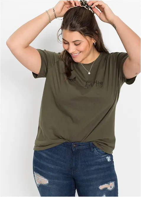 T-shirt van katoen, bonprix