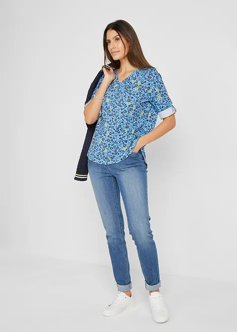 Jegging mid waist met comfortband, bonprix