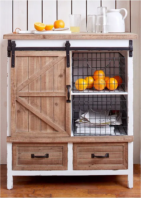 Kast met schuifdeur en 2 lades, bonprix