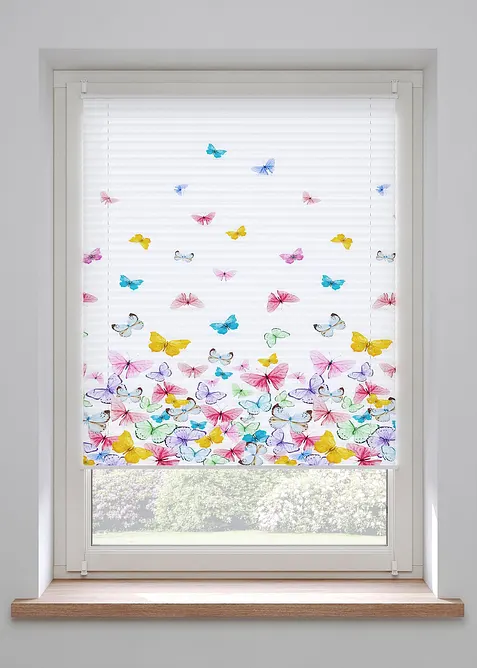 Plisségordijn met vlinders, bonprix