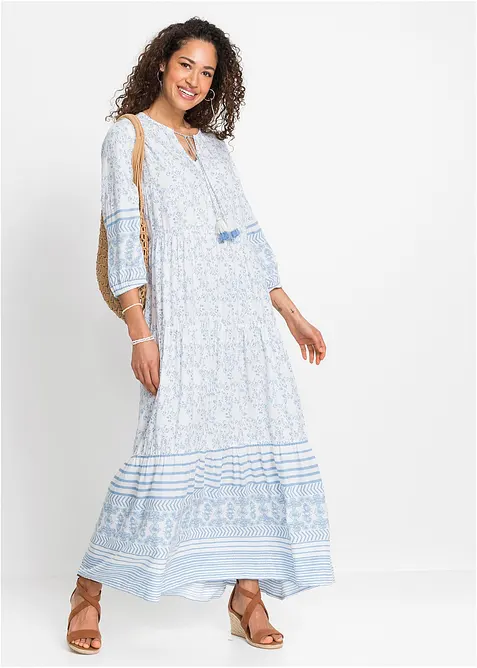 Maxi jurk van soepele viscose, bonprix