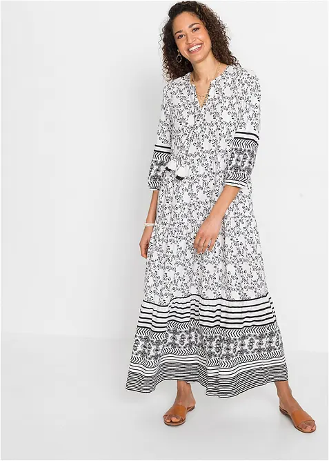 Maxi jurk van soepele viscose, bonprix