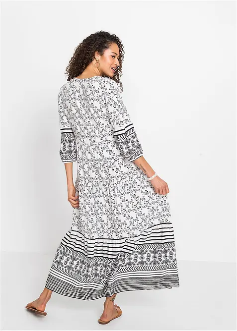 Maxi jurk van soepele viscose, bonprix