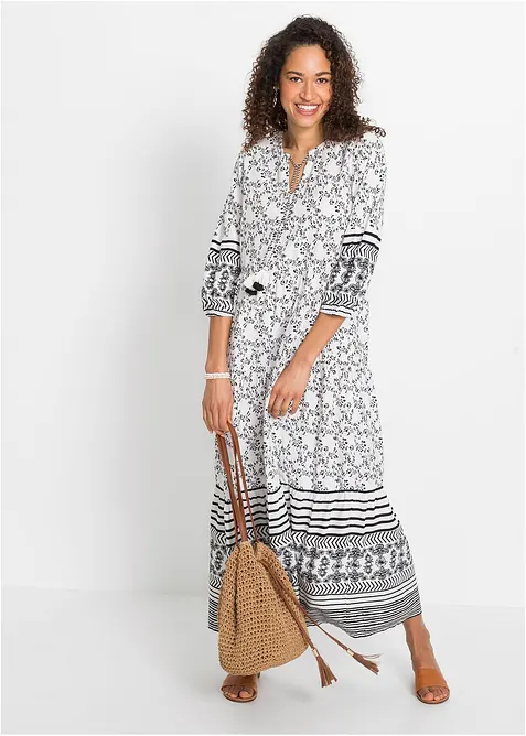 Maxi jurk van soepele viscose, bonprix