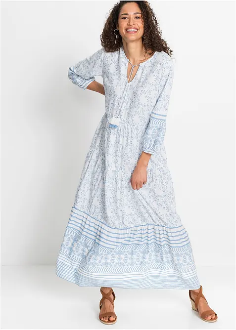 Maxi jurk van soepele viscose, bonprix