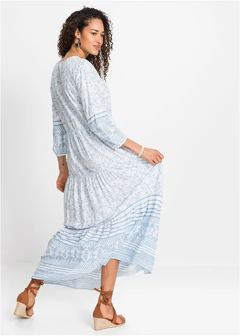 Maxi jurk van soepele viscose, bonprix