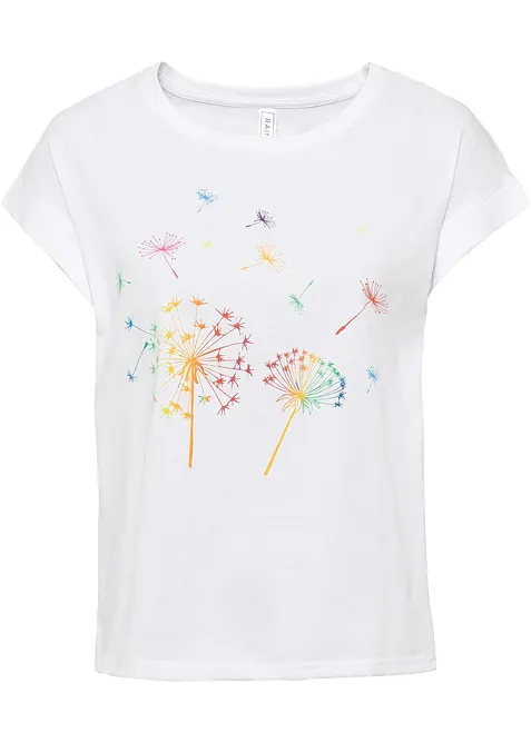 T-shirt met bloemenprint, bonprix