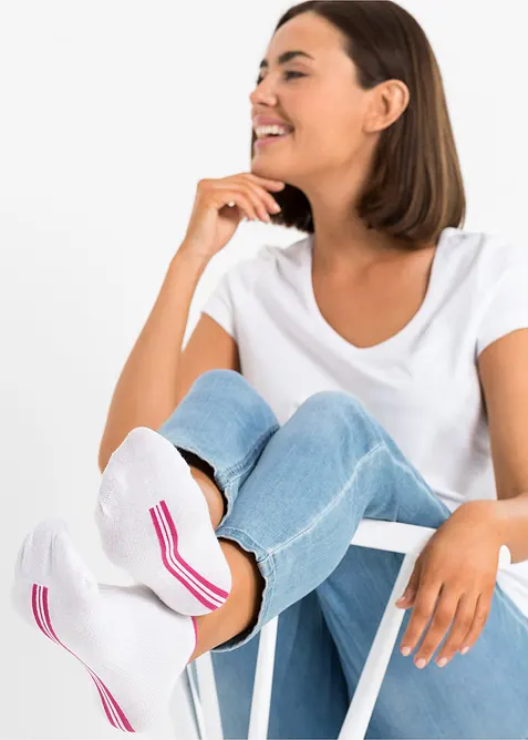 Sneakersokken met biologisch katoen (8 paar), bonprix