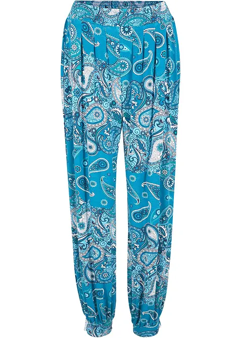 Gedessineerde jersey harembroek van soepele viscose, bonprix