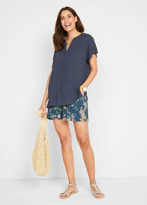 Katoenen jersey short met comfortband (set van 2), bonprix