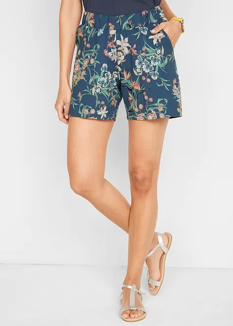 Katoenen jersey short met comfortband (set van 2), bonprix