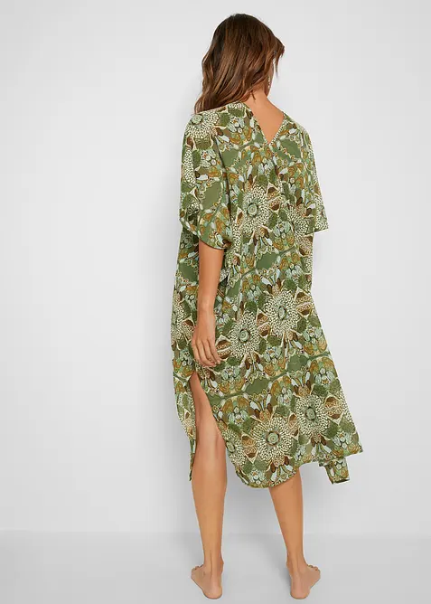 Oversized strandjurk van chiffon, bonprix