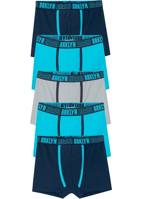 Jongens boxer met katoen (set van 5), bonprix