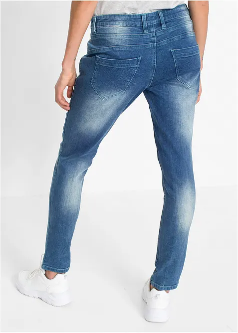 Boyfriend stretch jeans low waist, bonprix
