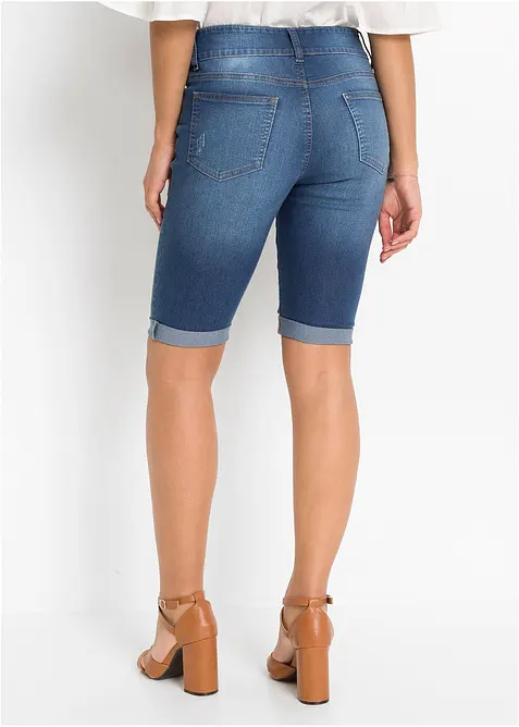 Jeans bermuda, mid waist, bonprix