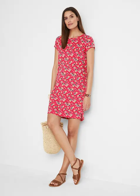 Shirtjurk van katoen met splitten opzij (set van 2), bonprix