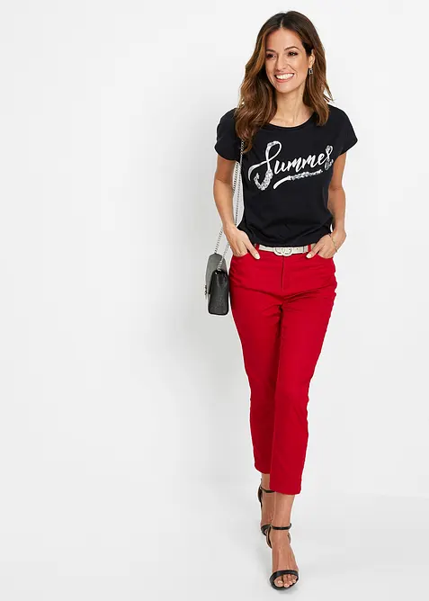 Shirt met pailletten, bonprix